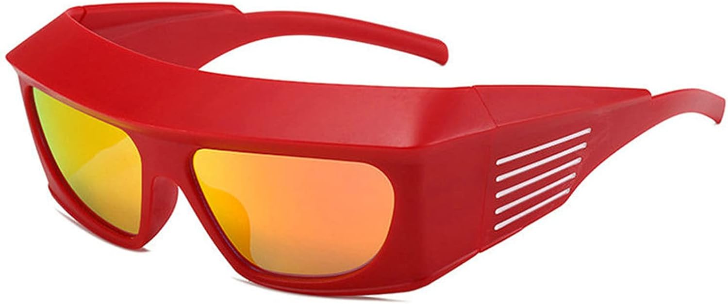 Солнцезащитные очки Willochra с обтекаемой формой, футуристические солнцезащитные очки, овальные солнцезащитные очки в стиле Y2k, спортивные модные солнцезащитные очки для женщин и мужчин, Red
Солнцезащитные очки Willochra с обтекаемой формой, футуристические солнцезащитные очки, овальные солнцезащитные очки в стиле Y2k, спортивные модные солнцезащитные очки для женщин и мужчин, Red