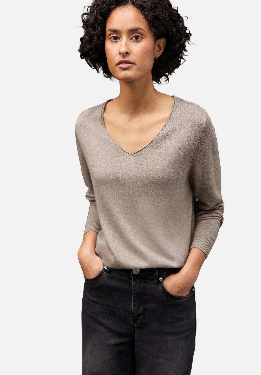 Джемпер Street One V-NECK, Beige/Brown
Джемпер Street One V-NECK, Beige/Brown