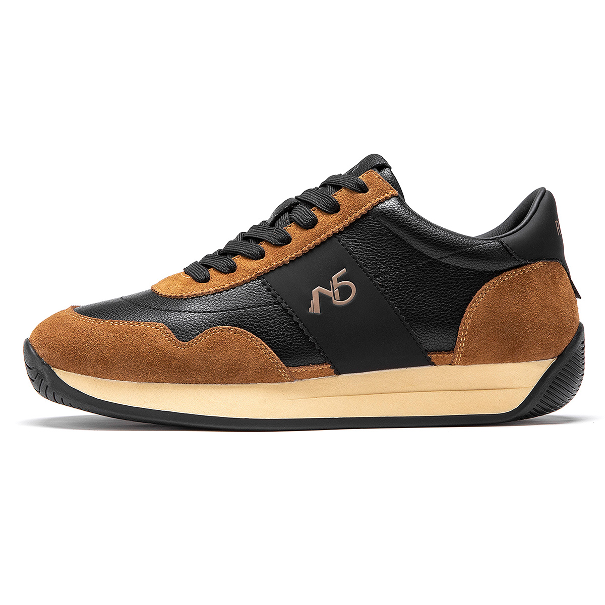 15 MINS Повседневные туфли мужские низкие, цвет черный верблюжий
15 MINS Повседневные туфли мужские низкие, цвет черный верблюжий