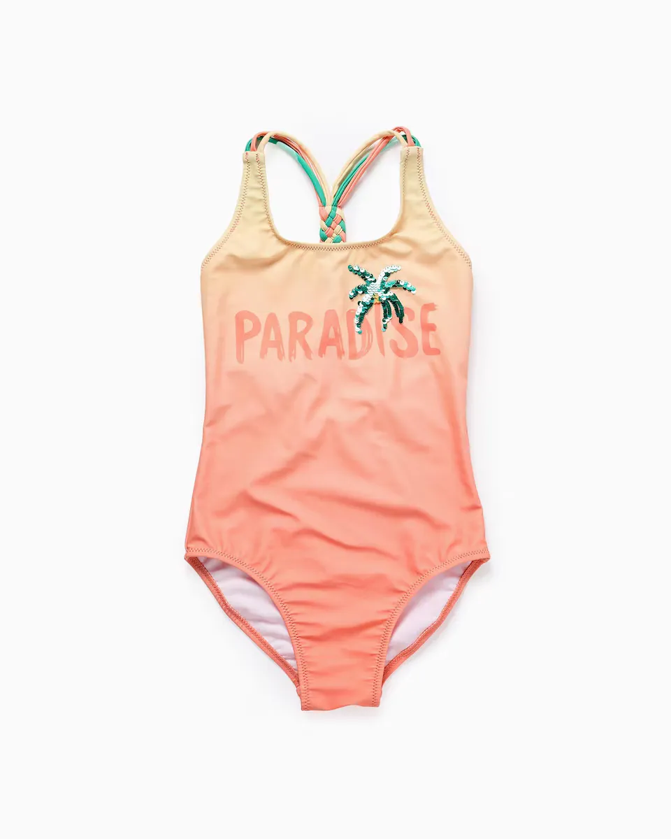 Девичий купальник на нескольких бретелях и спереди Zippy, оранжевый
Девичий купальник на нескольких бретелях и спереди Zippy, оранжевый