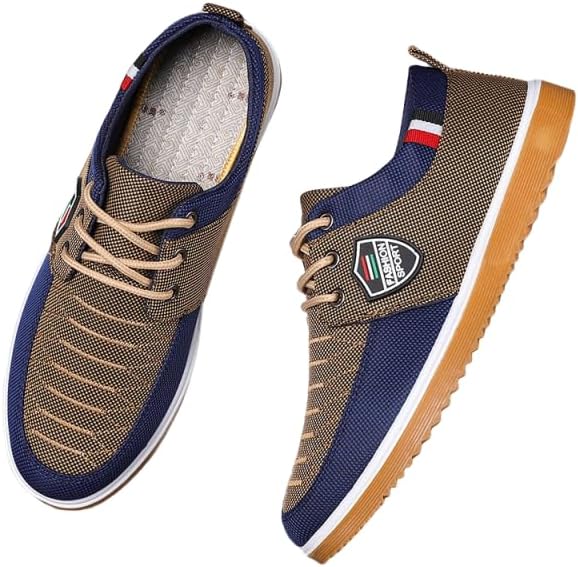 Мужские повседневные кроссовки Hhhchpm с шнуровкой, удобные, с нескользящей подошвой и дышащим верхом из ткани, для ходьбы и вождения, на все сезоны, хаки
Мужские повседневные кроссовки Hhhchpm с шнуровкой, удобные, с нескользящей подошвой и дышащим верхом из ткани, для ходьбы и вождения, на все сезоны, хаки