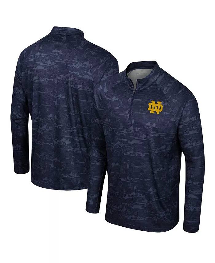 Мужская синяя толстовка с молнией до середины груди Notre Dame Fighting Irish Carson Raglan Colosseum
Мужская синяя толстовка с молнией до середины груди Notre Dame Fighting Irish Carson Raglan Colosseum