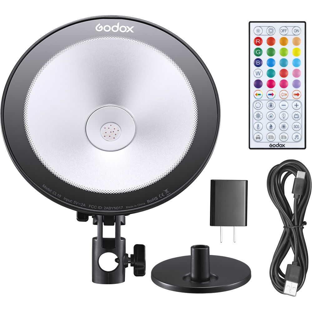 Godox CL10 LED веб-трансляция с подсветкой
Godox CL10 LED веб-трансляция с подсветкой