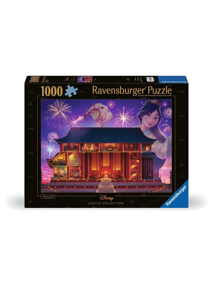 Пазл Ravensburger, 1000 деталей, «Замки Диснея: Мулан в цвете»
Пазл Ravensburger, 1000 деталей, «Замки Диснея: Мулан в цвете»