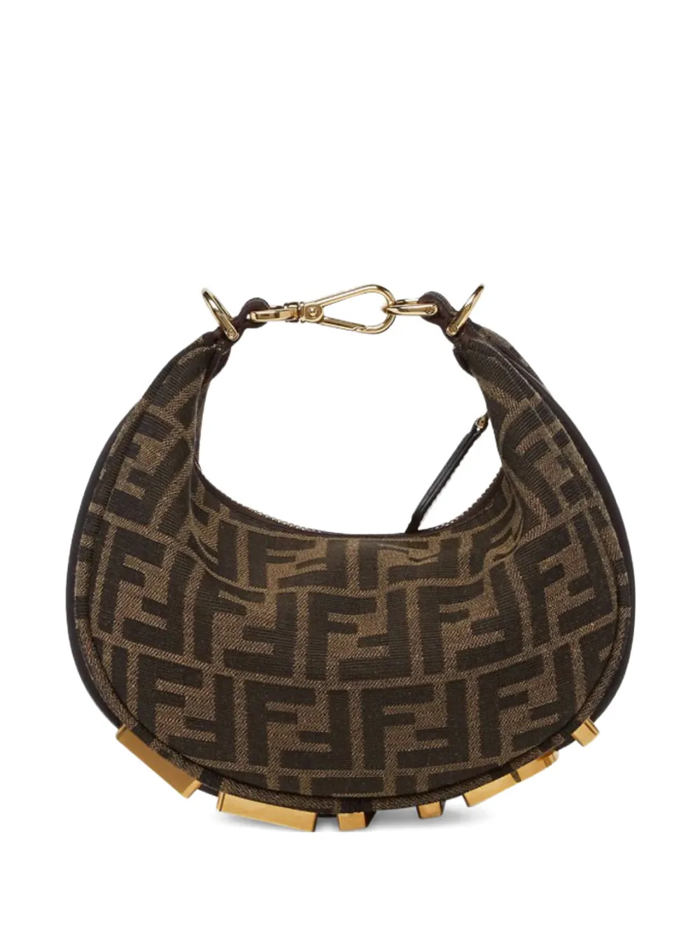 Мини-сумка-тоут Fendigraphy Fendi, коричневый
Мини-сумка-тоут Fendigraphy Fendi, коричневый