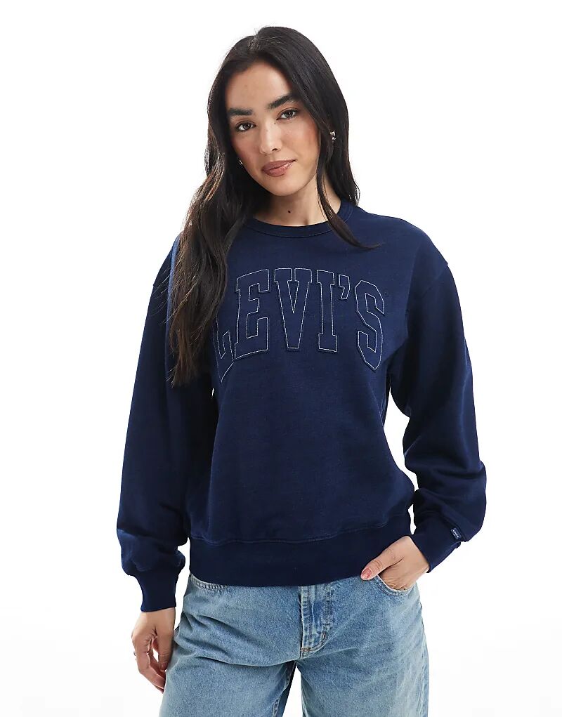 Толстовка Levi's Heritage с логотипом в тон пыльно-голубого цвета
Толстовка Levi's Heritage с логотипом в тон пыльно-голубого цвета