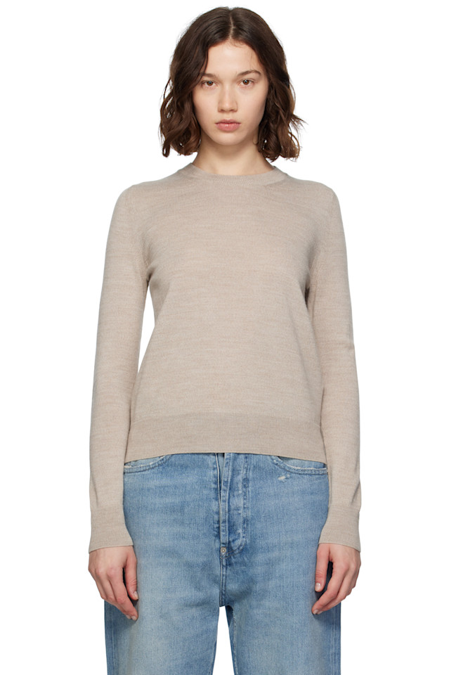 Свитер с налокотниками Mm6 Maison Margiela, бежевый
Свитер с налокотниками Mm6 Maison Margiela, бежевый