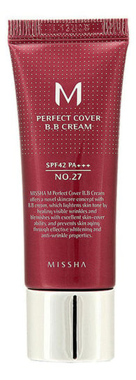 Многофункциональный BB-крем №27 20мл Missha M Perfect Cover BB Cream SPF42/PA+++
Многофункциональный BB-крем №27 20мл Missha M Perfect Cover BB Cream SPF42/PA+++