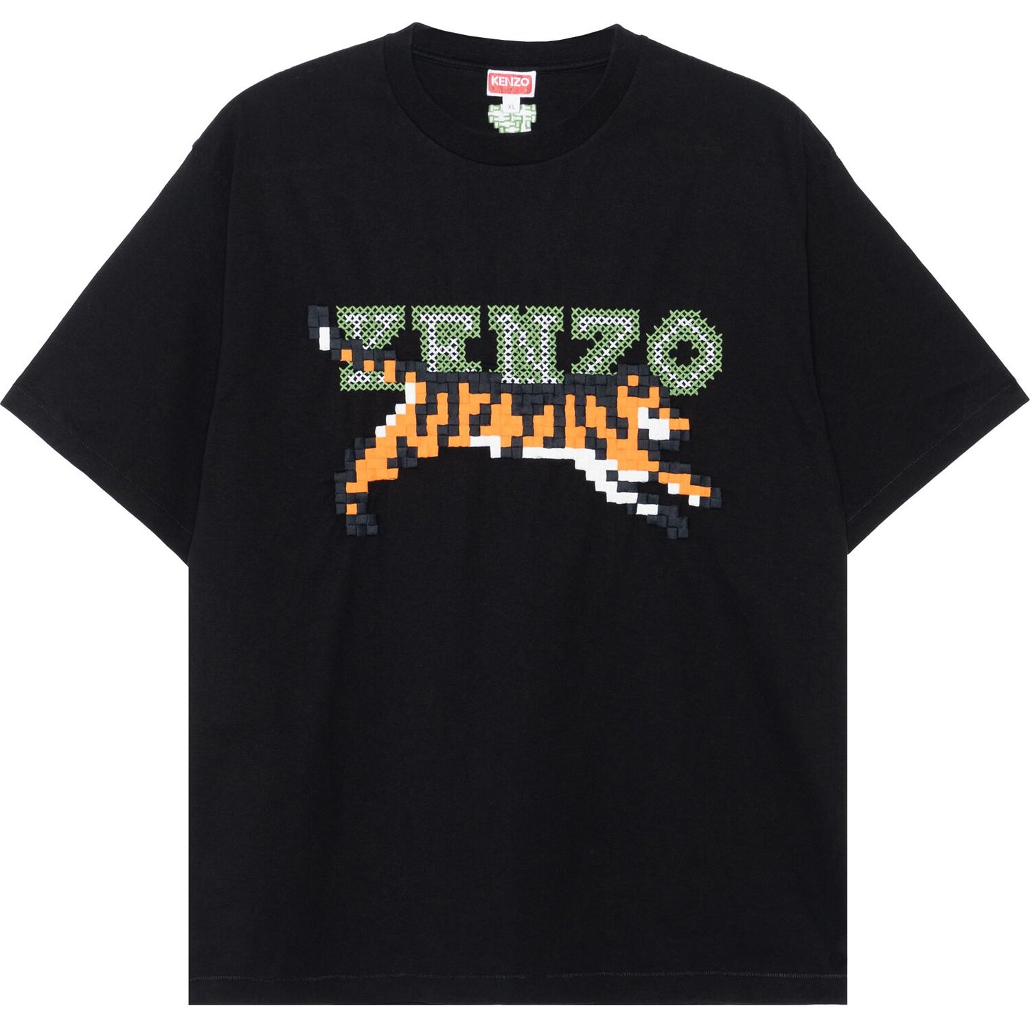 Футболка оверсайз Kenzo x Nigo Tiger Pixel, черный
Футболка оверсайз Kenzo x Nigo Tiger Pixel, черный