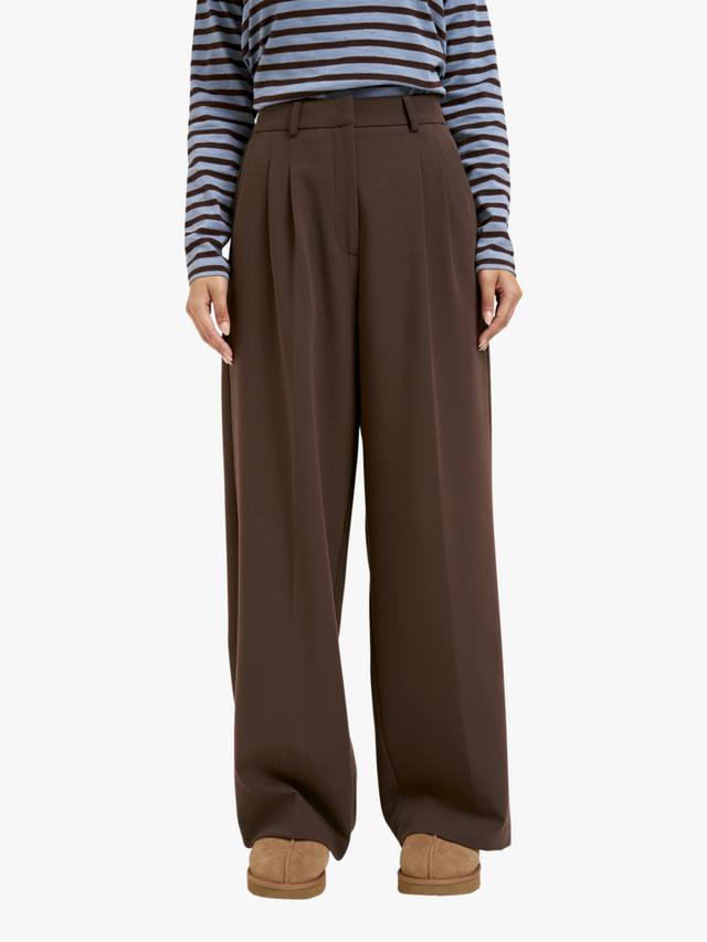 Брюки с двойной складкой и широкими штанинами Smith & Soul, Chocolate
Брюки с двойной складкой и широкими штанинами Smith & Soul, Chocolate