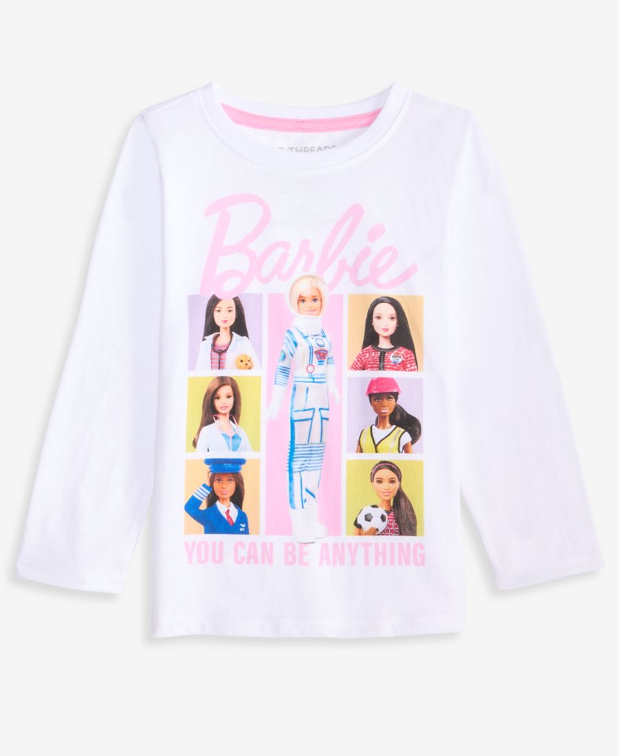 Детская футболка с длинными рукавами Barbie для девочек, размер 2T-4T Epic Threads, Bright White, Белый, Детская футболка с длинными рукавами Barbie для девочек, размер 2T-4T Epic Threads, Bright White
Детская футболка с длинными рукавами Barbie для девочек, размер 2T-4T Epic Threads, Bright White, Белый, Детская футболка с длинными рукавами Barbie для девочек, размер 2T-4T Epic Threads, Bright White