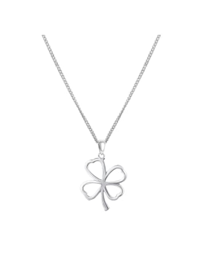 Alexander York Колье с подвеской в виде клевера из серебра 925 пробы, комплект из двух серебряных элементов
Alexander York Колье с подвеской в виде клевера из серебра 925 пробы, комплект из двух серебряных элементов