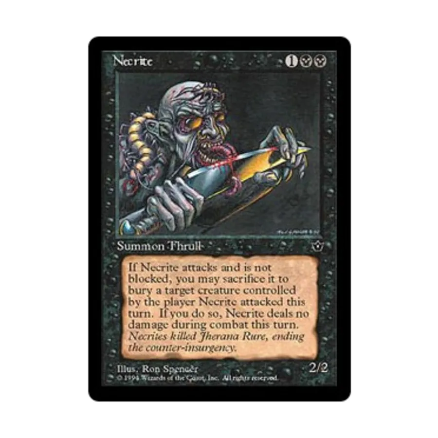 CCG Некрит - Вер. 3 (С3), MTG - Fallen Empires
CCG Некрит - Вер. 3 (С3), MTG - Fallen Empires