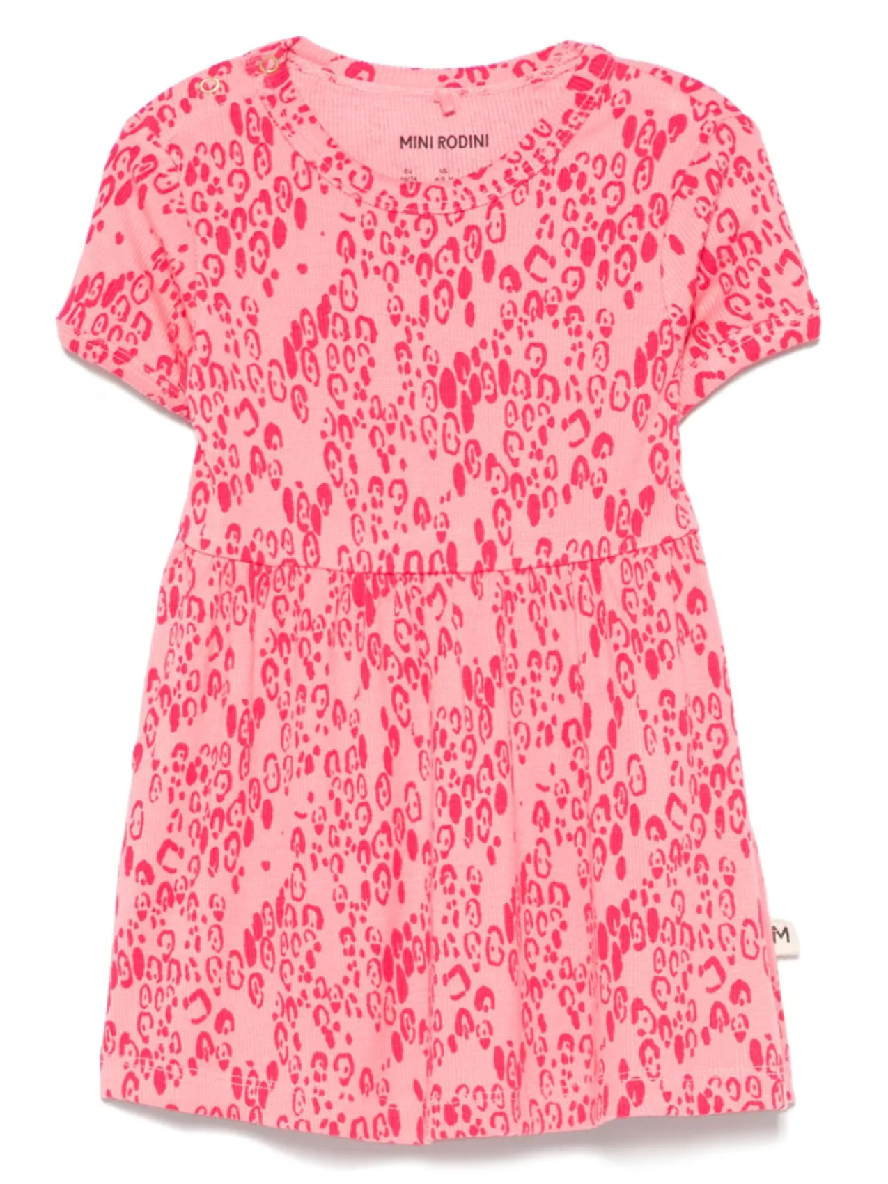 Платье с абстрактным принтом Mini Rodini, розовый
Платье с абстрактным принтом Mini Rodini, розовый