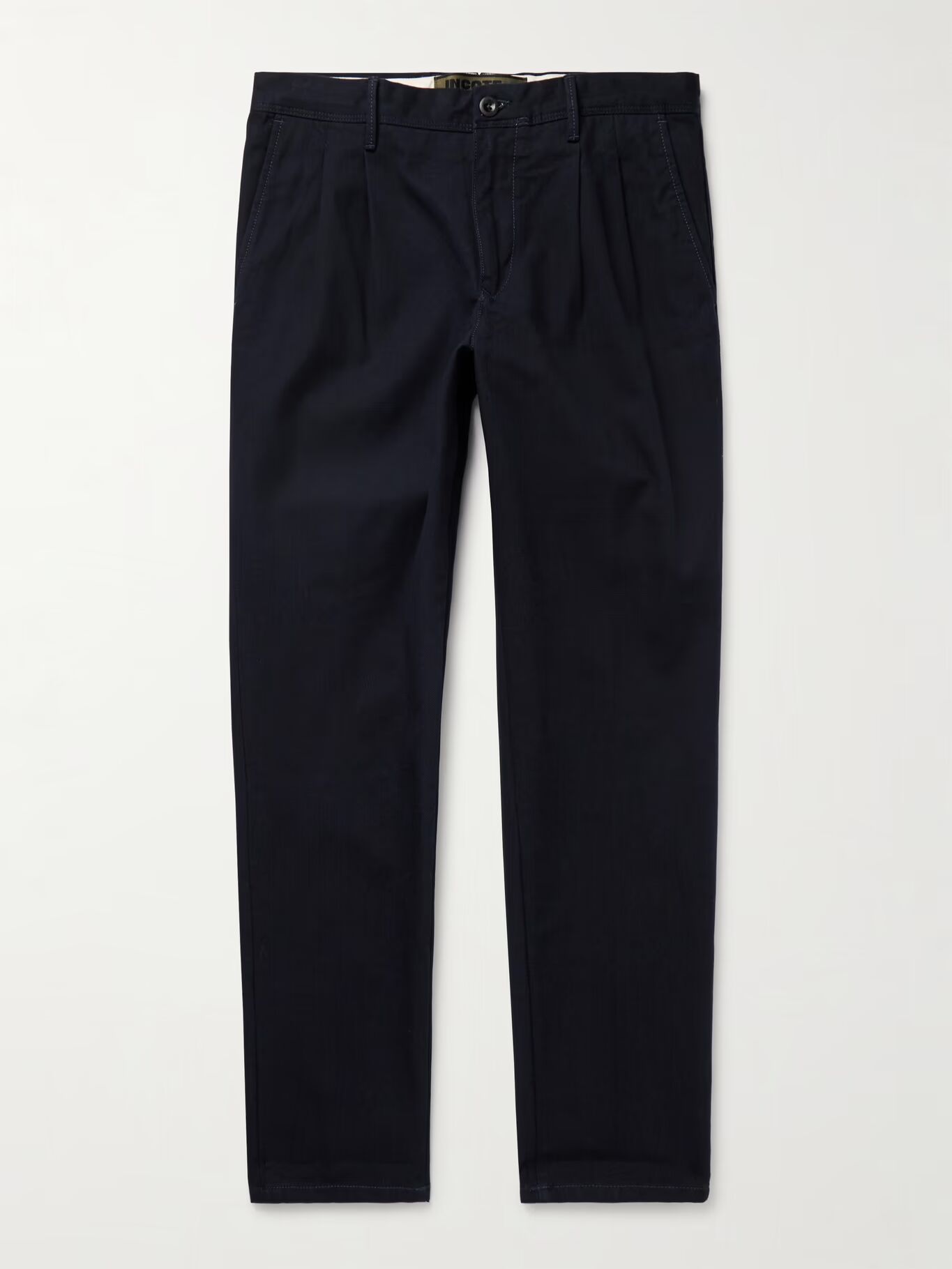 Узкие брюки из хлопчатобумажной саржи со складками INCOTEX, темно-синий
Узкие брюки из хлопчатобумажной саржи со складками INCOTEX, темно-синий