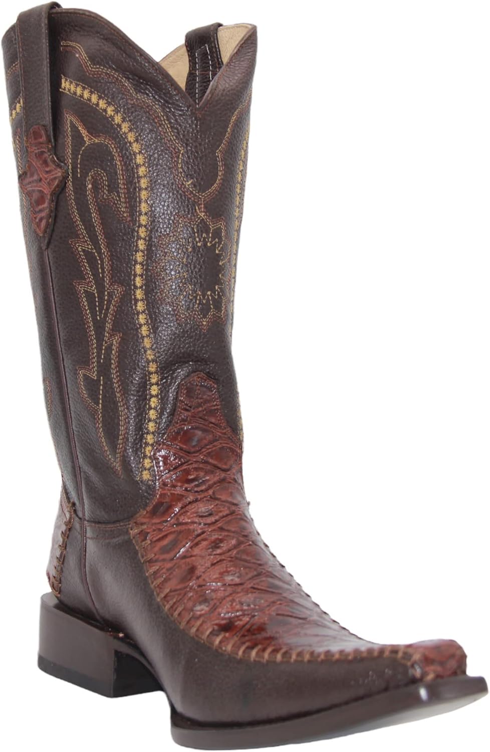 Мужские ковбойские сапоги Western Shops из натуральной кожи с квадратным носком и средним голенищем - коричневые The Western Shops
Мужские ковбойские сапоги Western Shops из натуральной кожи с квадратным носком и средним голенищем - коричневые The Western Shops