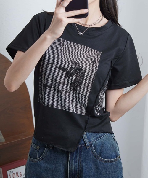 Футболка с принтом, неровный крой MAISON DE THERESE, черный
Футболка с принтом, неровный крой MAISON DE THERESE, черный