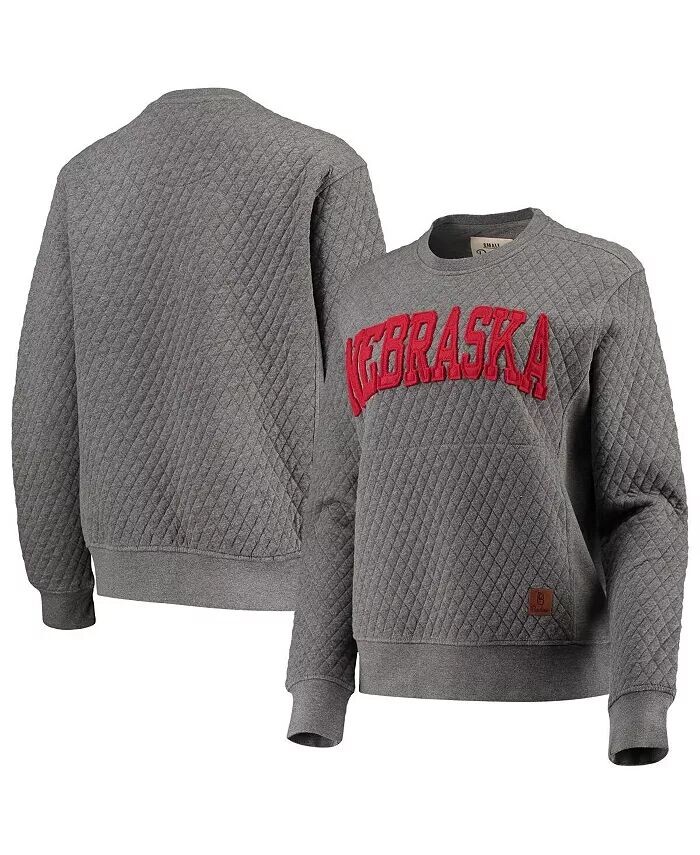 Женский стеганый свитшот с круглым вырезом серого цвета Nebraska Huskers с аппликацией из лося Pressbox
Женский стеганый свитшот с круглым вырезом серого цвета Nebraska Huskers с аппликацией из лося Pressbox