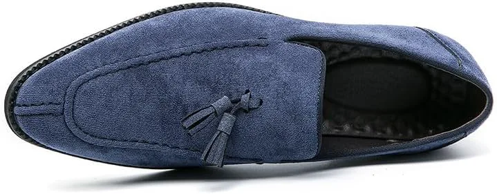 Мужские классические туфли Santimon с кисточками, замшевые формальные лоферы для мужчин, винтажные слипоны, смокинговые тапочки, повседневная обувь, синий
Мужские классические туфли Santimon с кисточками, замшевые формальные лоферы для мужчин, винтажные слипоны, смокинговые тапочки, повседневная обувь, синий