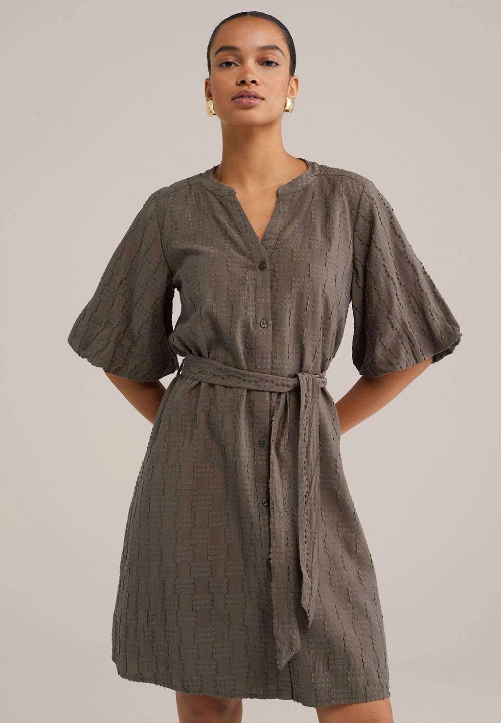 Платье-рубашка WE Fashion, зеленый
Платье-рубашка WE Fashion, зеленый