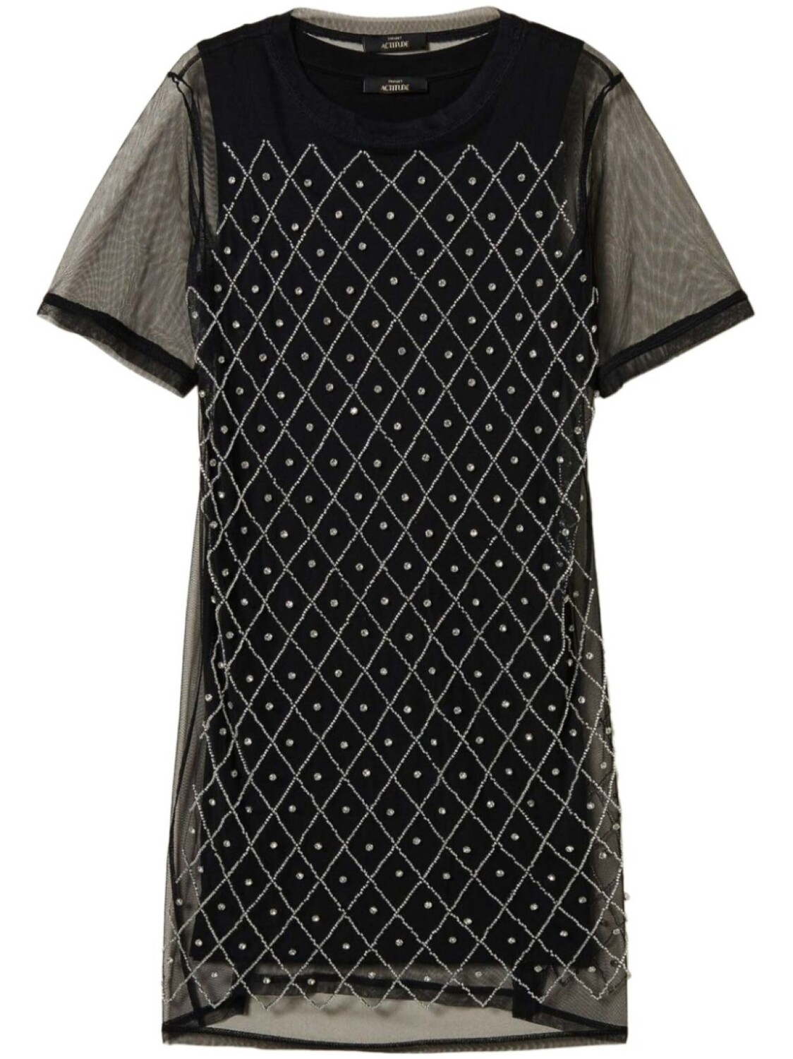 TWINSET платье мини с вышивкой, черный
TWINSET платье мини с вышивкой, черный