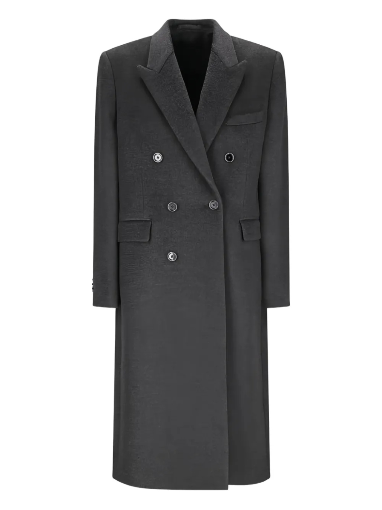 Двубортное шерстяное пальто Lardini, серый
Двубортное шерстяное пальто Lardini, серый