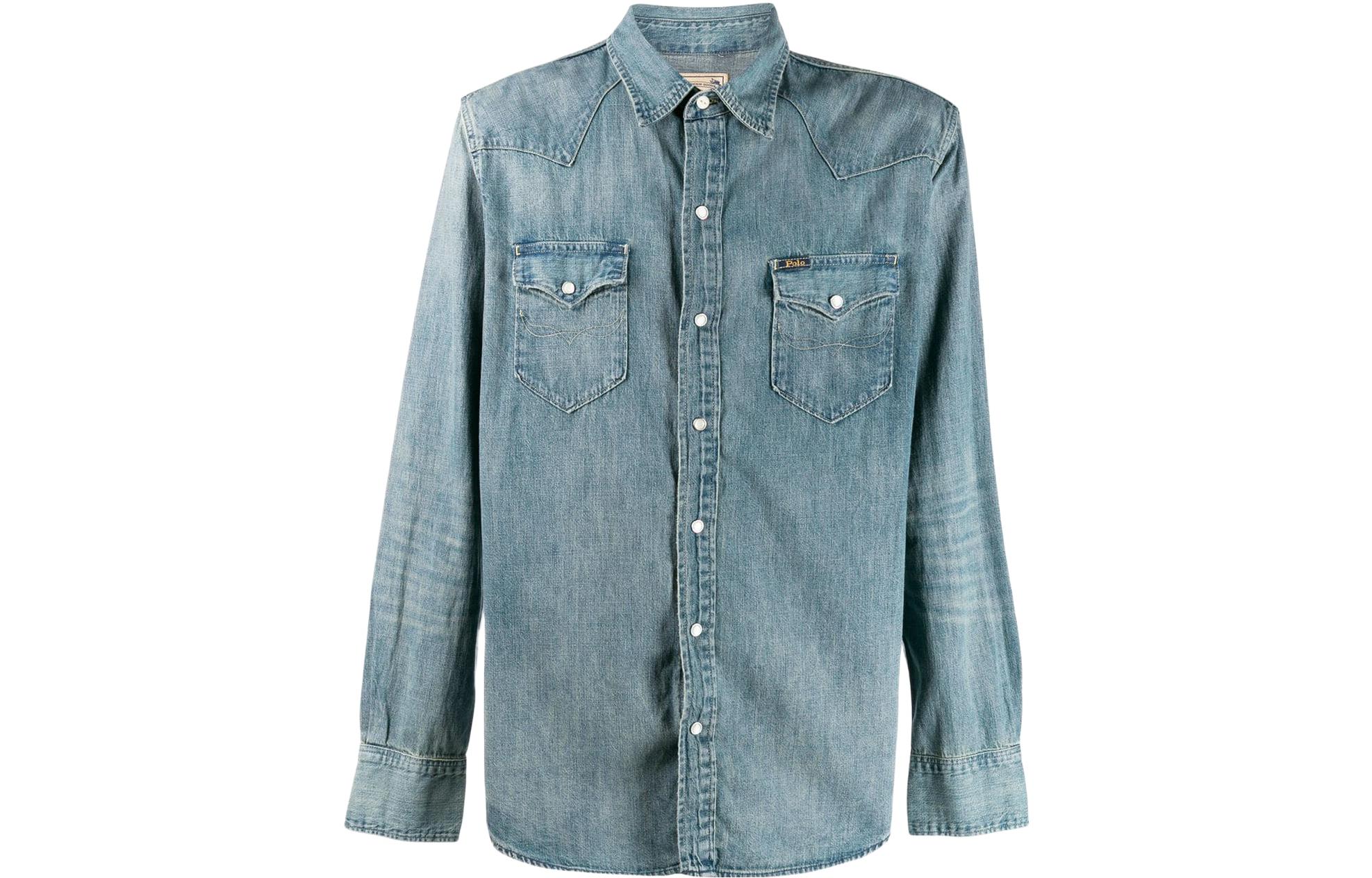 Длинный рукав джимовая рубашка Polo Ralph Lauren, синий
Длинный рукав джимовая рубашка Polo Ralph Lauren, синий