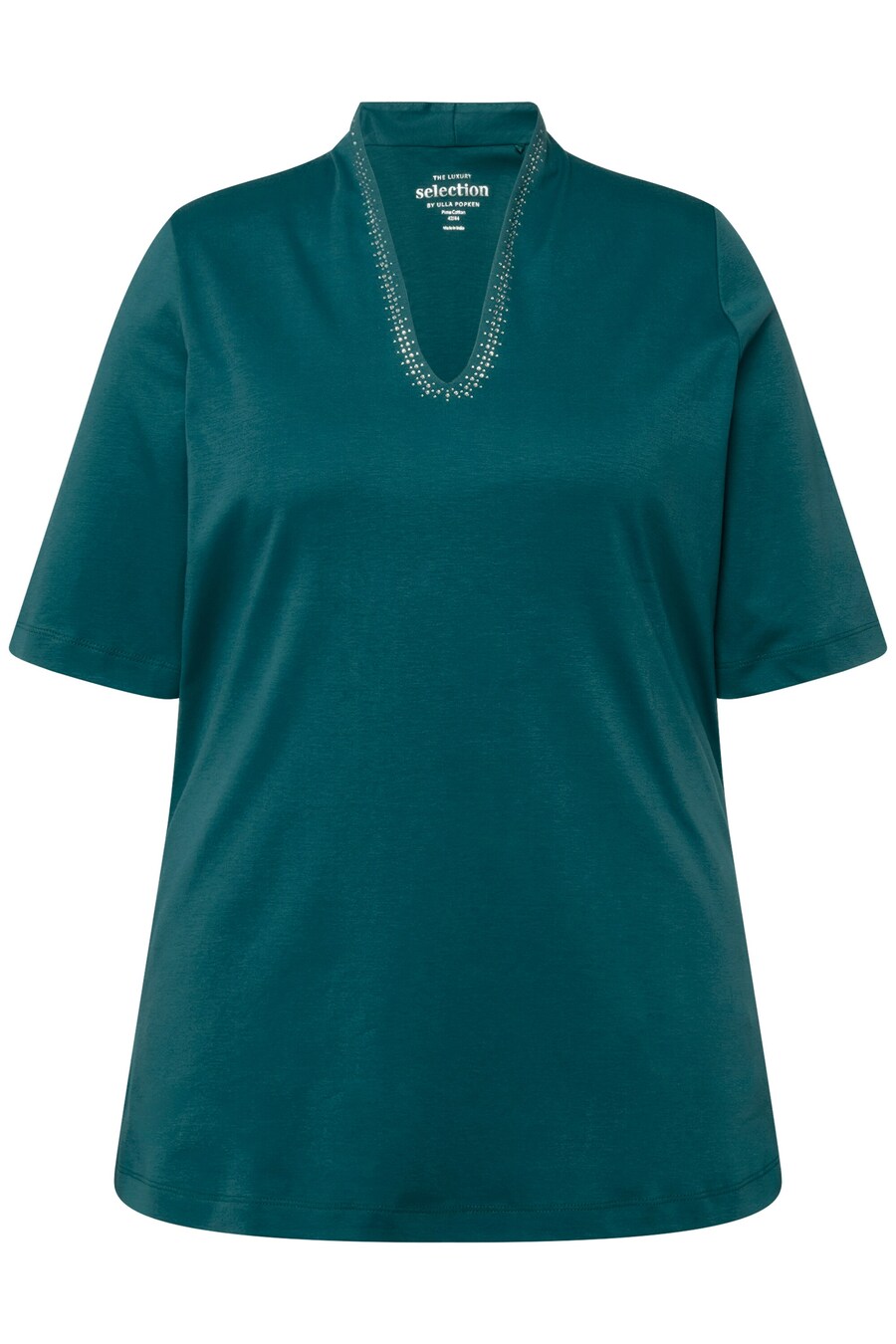 Рубашка Ulla Popken, темно-зеленый
Рубашка Ulla Popken, темно-зеленый