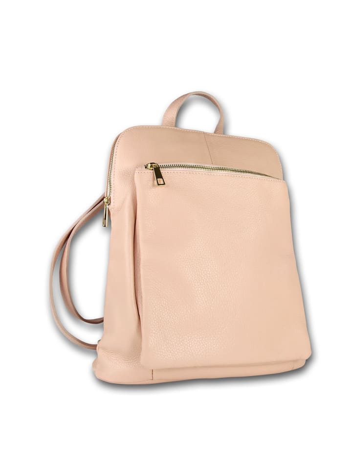 Кожаный городской рюкзак Toscanto, розовый, примерно 30 см
Кожаный городской рюкзак Toscanto, розовый, примерно 30 см