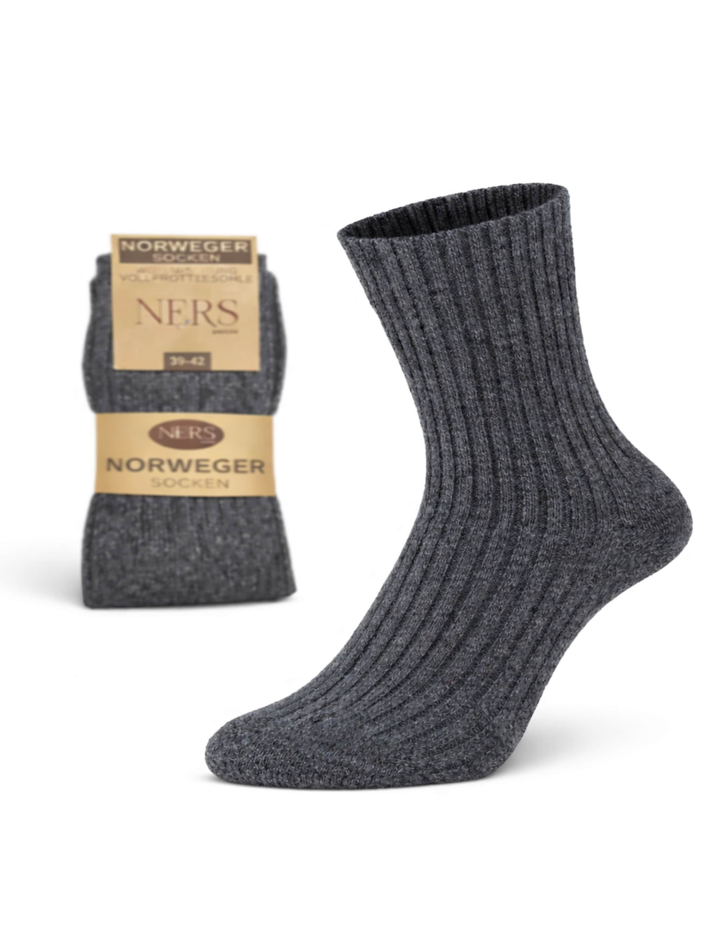 NERS Носки 'Wool Nordic' в цвете Anthracite
NERS Носки 'Wool Nordic' в цвете Anthracite