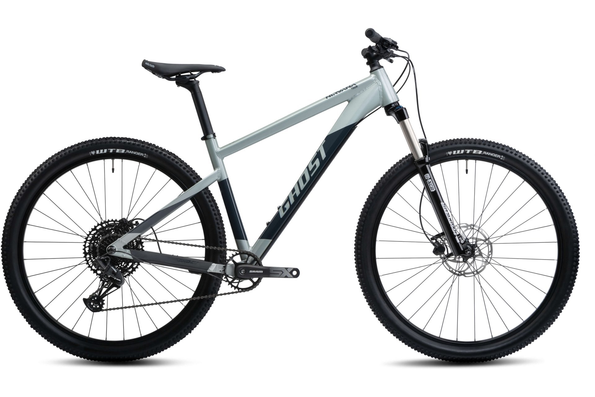 Горный велосипед Ghost Nirvana tour - 29 дюймов - diamant, grau | pearl light grey/dark grey - glossy
Горный велосипед Ghost Nirvana tour - 29 дюймов - diamant, grau | pearl light grey/dark grey - glossy