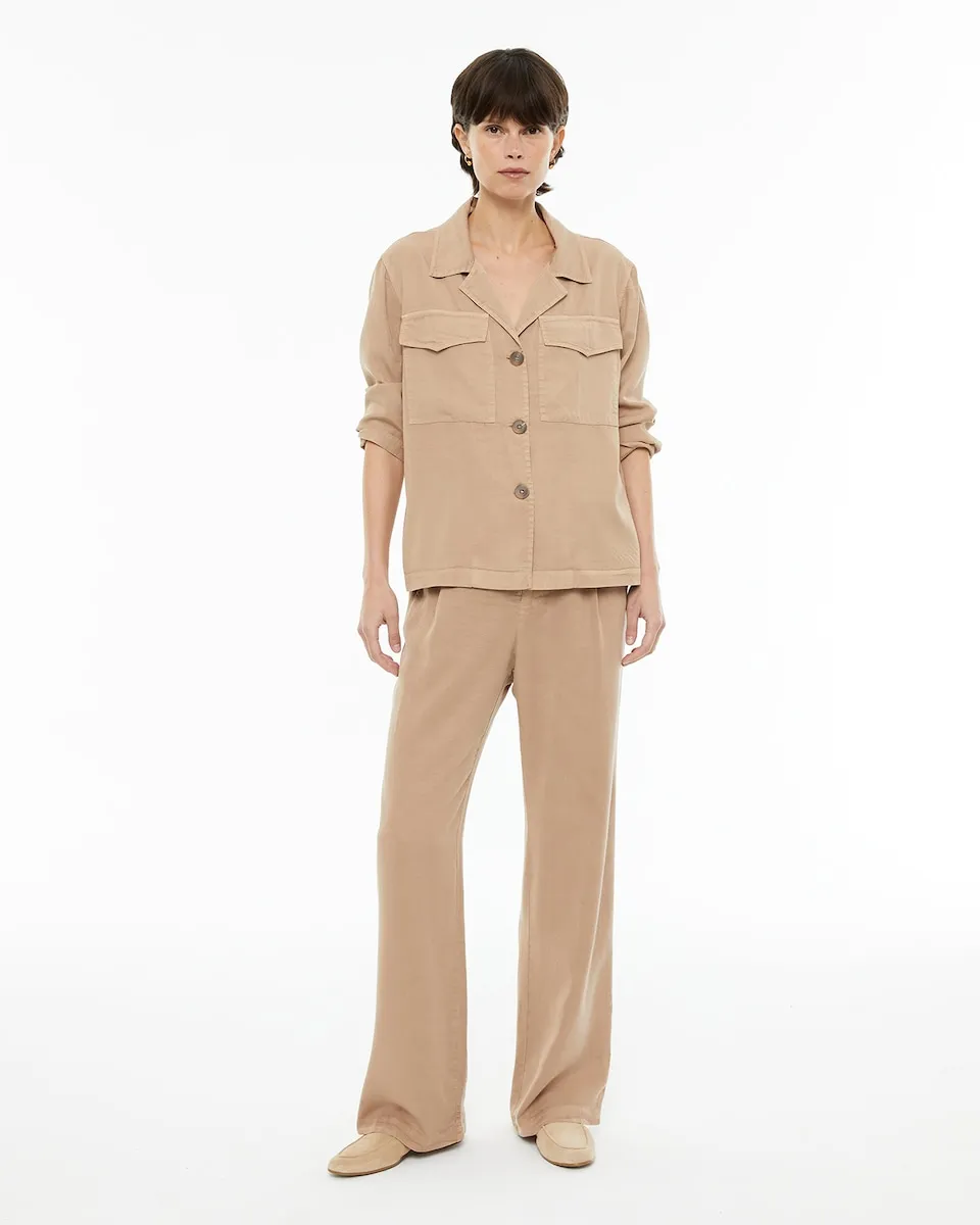 Женские брюки с резинкой на спине и карманами в шве System Action, бежевый
Женские брюки с резинкой на спине и карманами в шве System Action, бежевый