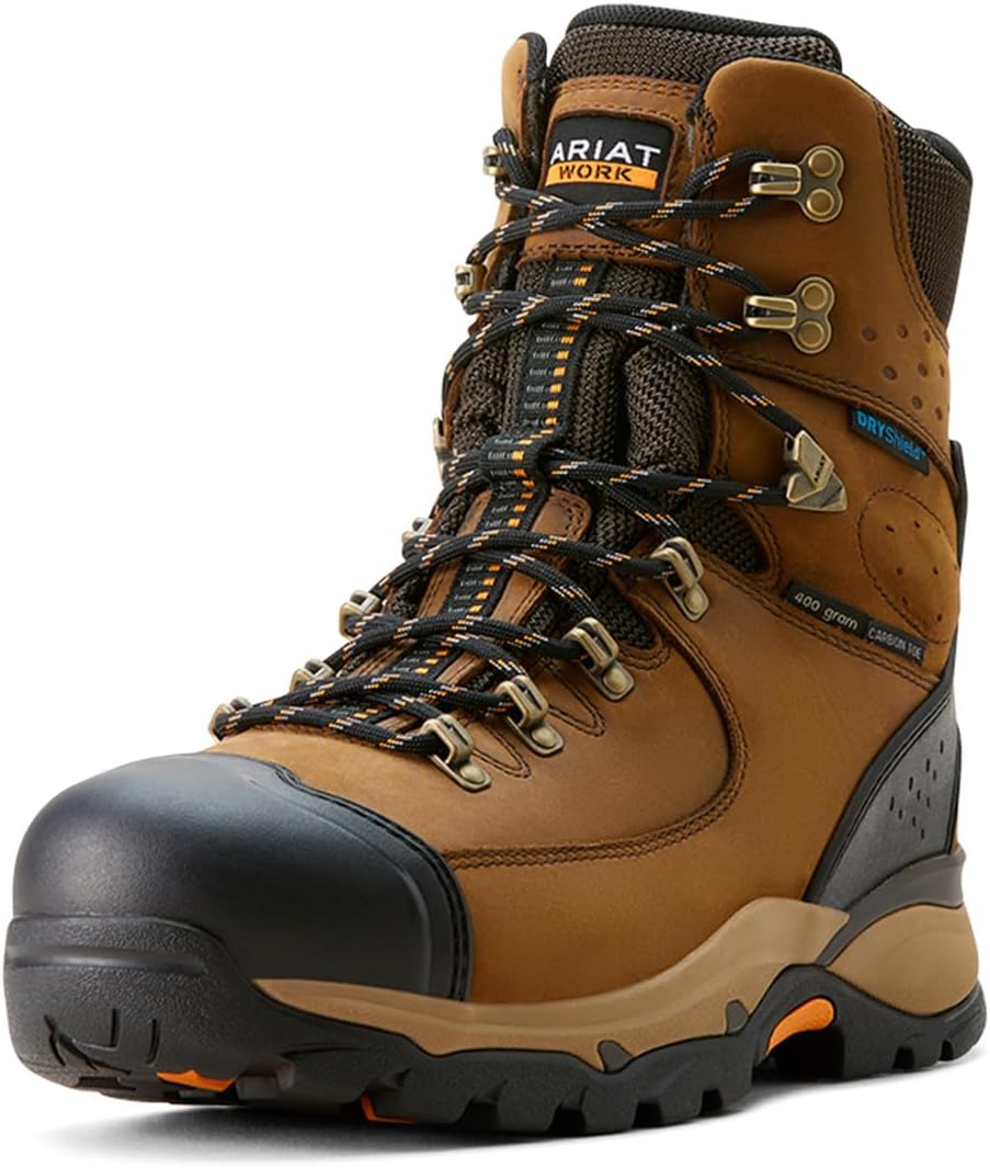 Мужские ботинки ARIAT Endeavor 8 с водонепроницаемой изоляцией и углеродным носком, коричневый
Мужские ботинки ARIAT Endeavor 8 с водонепроницаемой изоляцией и углеродным носком, коричневый