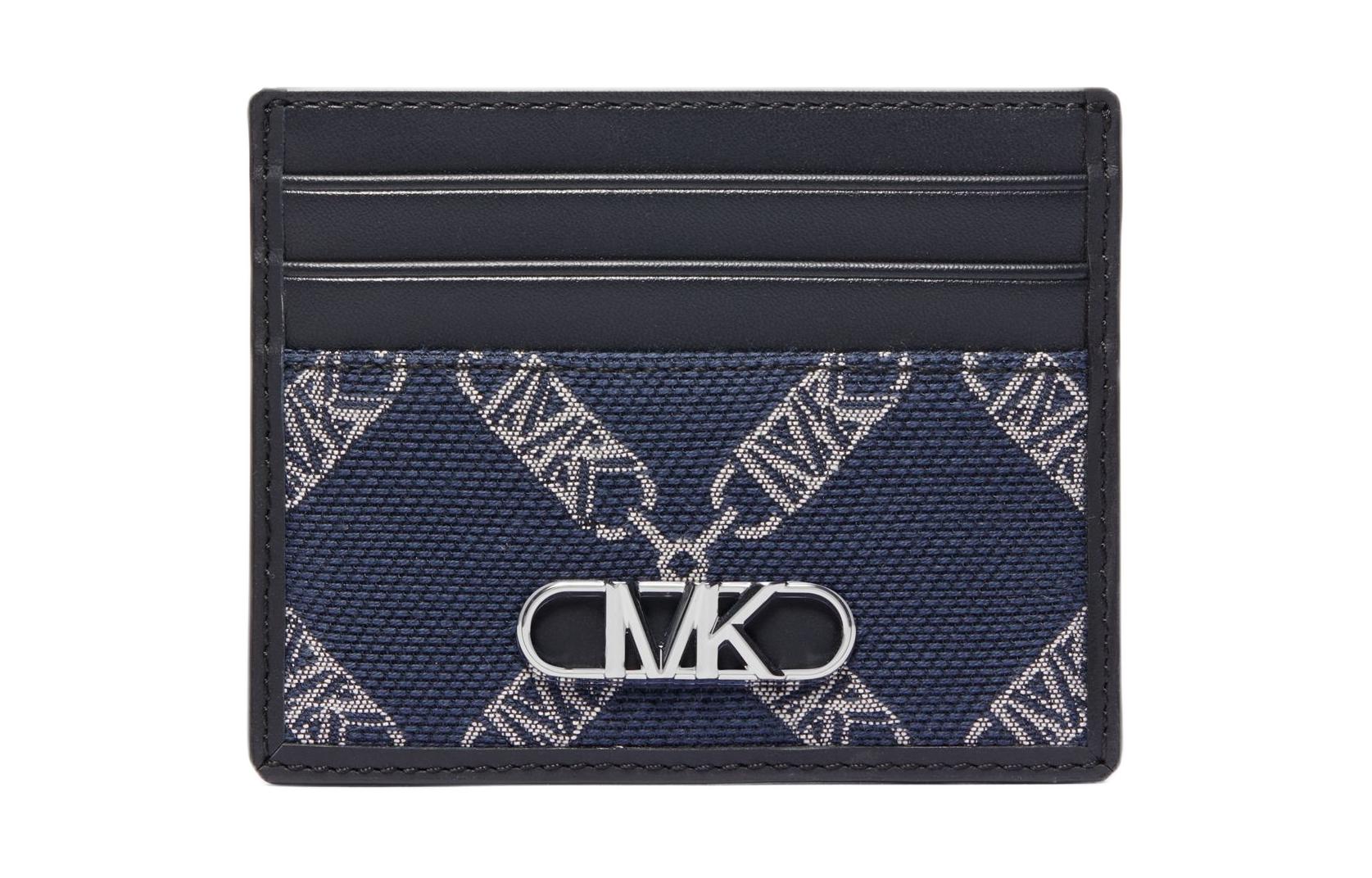 MICHAEL KORS Кожаный картхолдер мужской морской синий 
MICHAEL KORS Кожаный картхолдер мужской морской синий