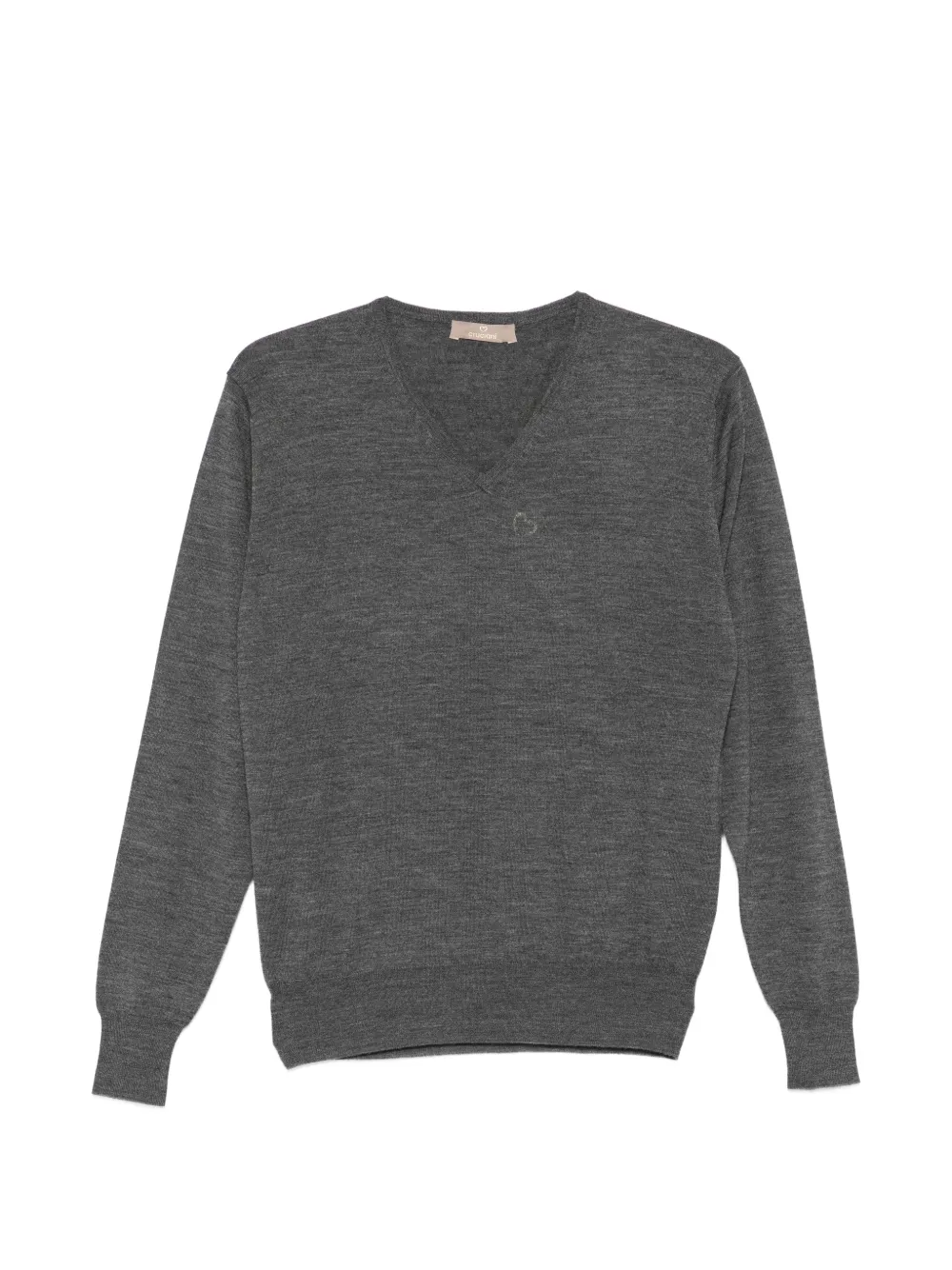 Свитер с V-образным вырезом Cruciani, серый
Свитер с V-образным вырезом Cruciani, серый