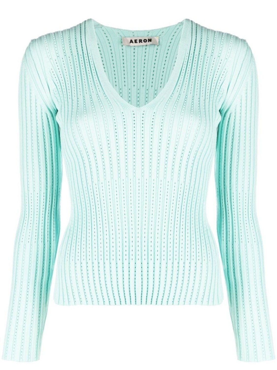 AERON топ в рубчик с V-образным вырезом, синий
AERON топ в рубчик с V-образным вырезом, синий