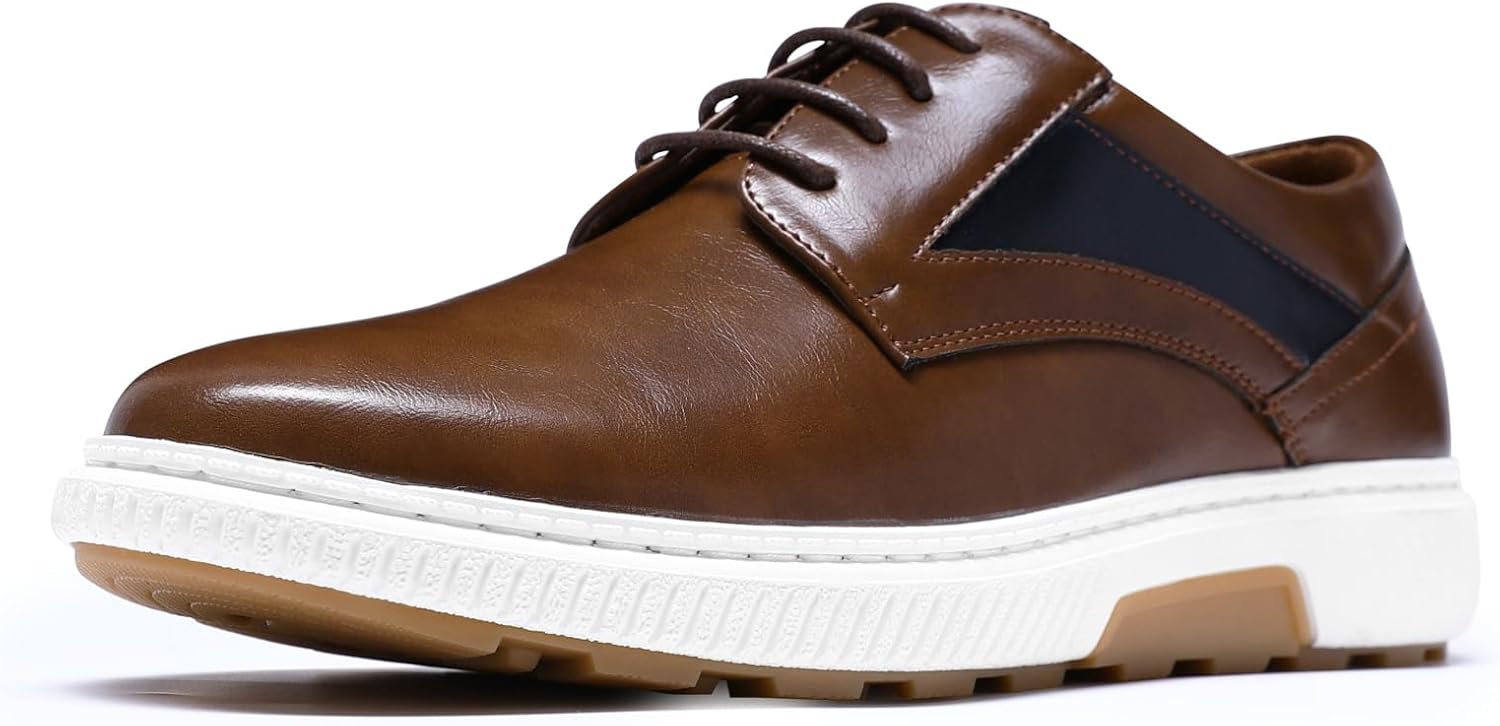 Мужские повседневные кроссовки Allthemen, деловые удобные туфли Оксфорд для прогулок и работы в офисе, Coffee
Мужские повседневные кроссовки Allthemen, деловые удобные туфли Оксфорд для прогулок и работы в офисе, Coffee