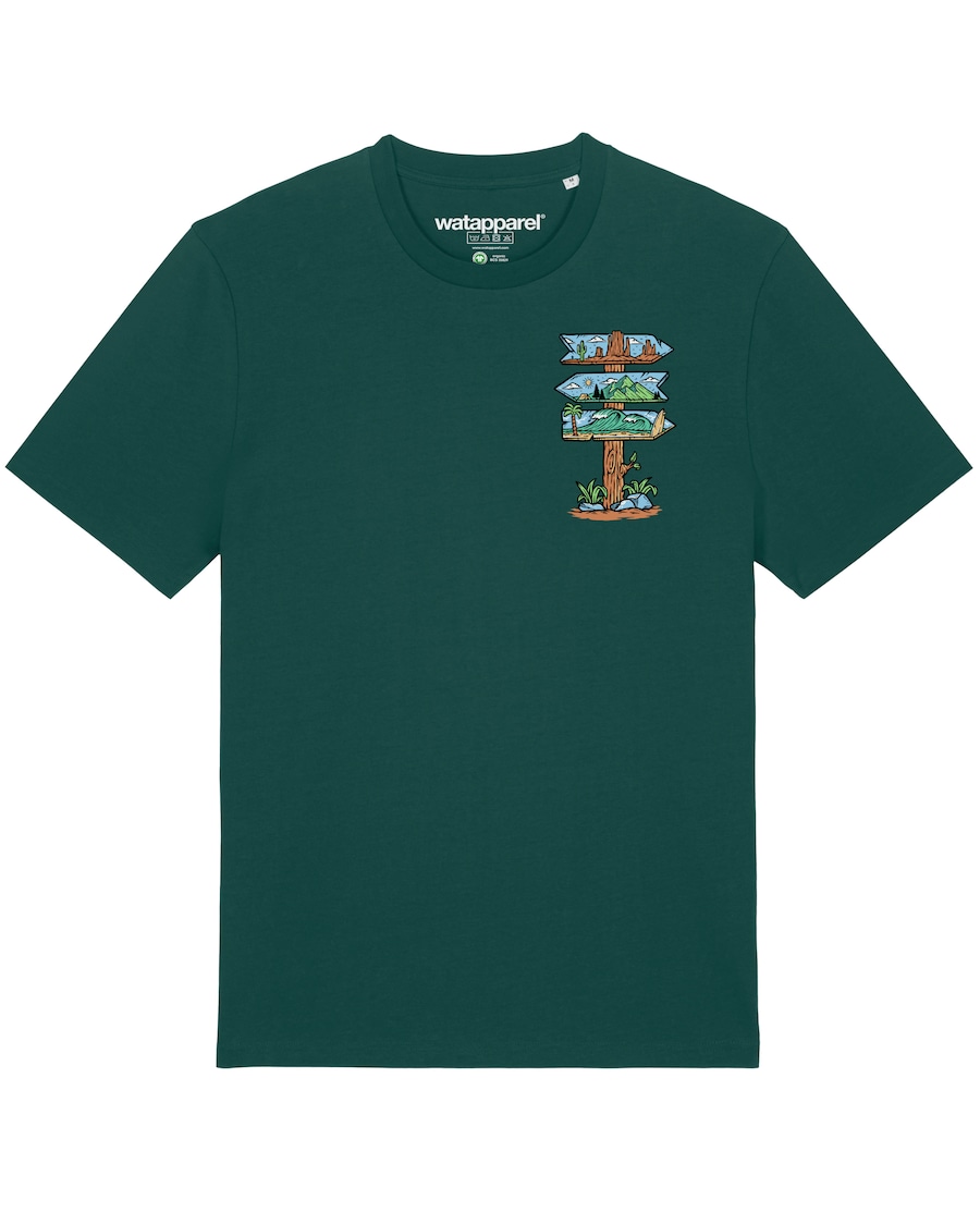 Рубашка Watapparel Adventure is everywhere, темно-зеленый
Рубашка Watapparel Adventure is everywhere, темно-зеленый
