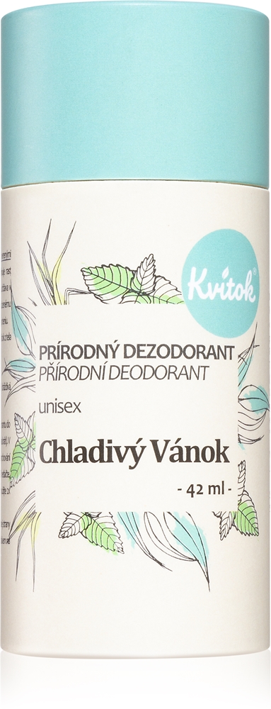 Дезодорирующий крем «Прохладный бриз» для чувствительной кожи Kvitok, 42 мл
Дезодорирующий крем «Прохладный бриз» для чувствительной кожи Kvitok, 42 мл