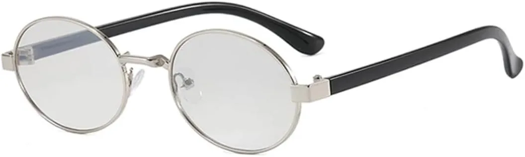 Винтажные маленькие металлические овальные женские солнцезащитные очки, модные прозрачные градиентные очки UV400, мужские в стиле панк UUPTTPL, Silver Black Gray
Винтажные маленькие металлические овальные женские солнцезащитные очки, модные прозрачные градиентные очки UV400, мужские в стиле панк UUPTTPL, Silver Black Gray