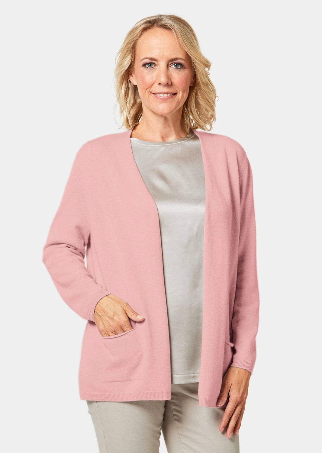 Кардиган GOLDNER Kaschmir Longstrickjacke, цвет puder
Кардиган GOLDNER Kaschmir Longstrickjacke, цвет puder