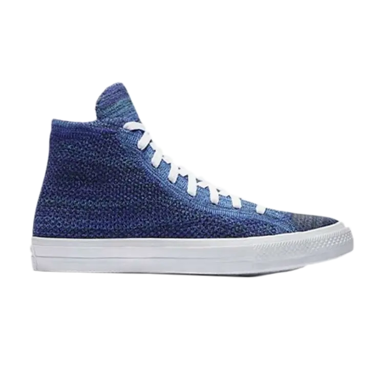Кроссовки Converse Nike x Chuck Taylor All Star Flyknit Hi 'True Indigo', синий
Кроссовки Converse Nike x Chuck Taylor All Star Flyknit Hi 'True Indigo', синий