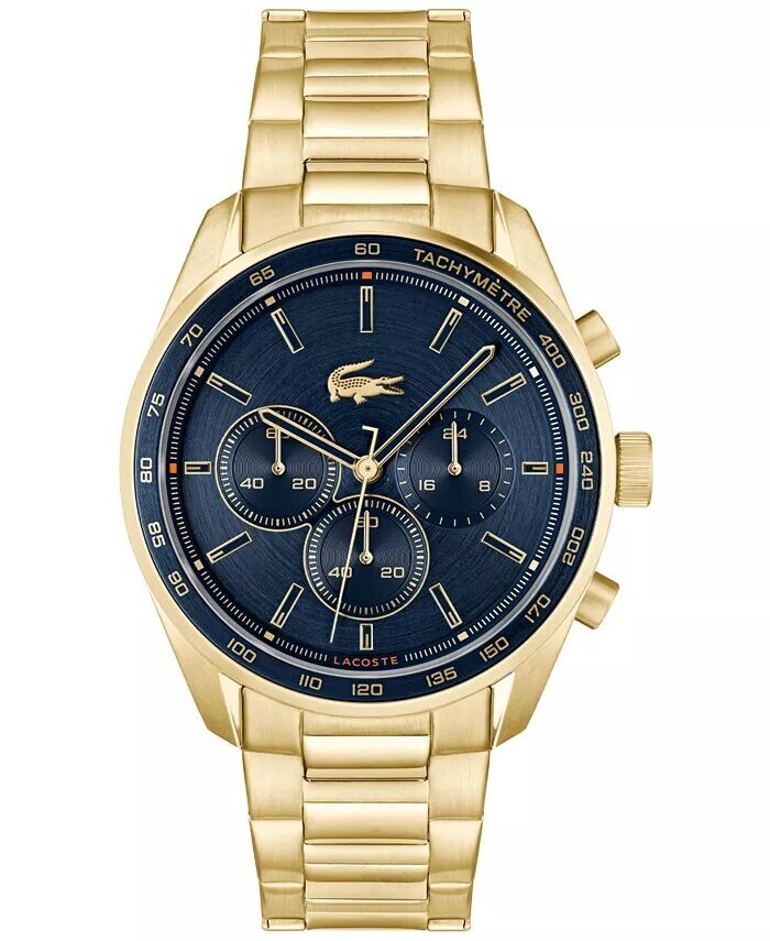 Мужские тонкие часы Boston из стали с ионным покрытием, позолоченные, 42 мм Lacoste, золото
Мужские тонкие часы Boston из стали с ионным покрытием, позолоченные, 42 мм Lacoste, золото