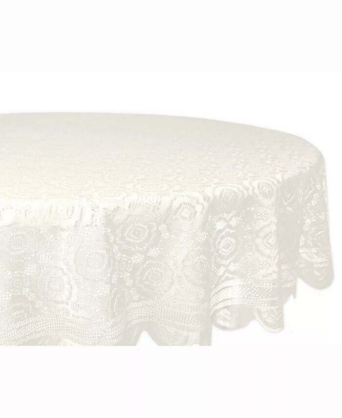 Винтажная кружевная скатерть из полиэстера, круглая 63 дюйма Design Imports, бежевый
Винтажная кружевная скатерть из полиэстера, круглая 63 дюйма Design Imports, бежевый