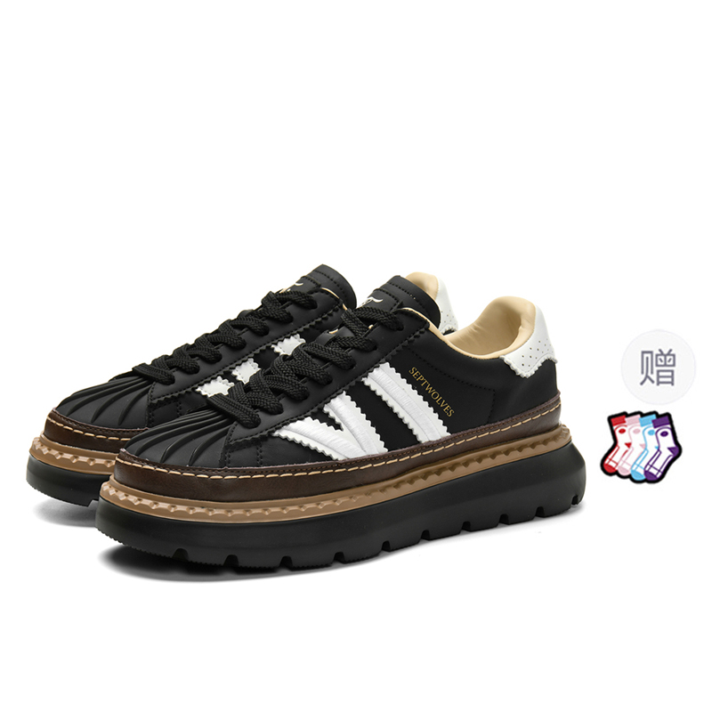 SEPTWOLVES Низкие повседневные туфли мужские черные с носками стандартный размер кожаной обуви, цвет Black Comes with Socks (Standard Leather Shoe Size)
SEPTWOLVES Низкие повседневные туфли мужские черные с носками стандартный размер кожаной обуви, цвет Black Comes with Socks (Standard Leather Shoe Size)