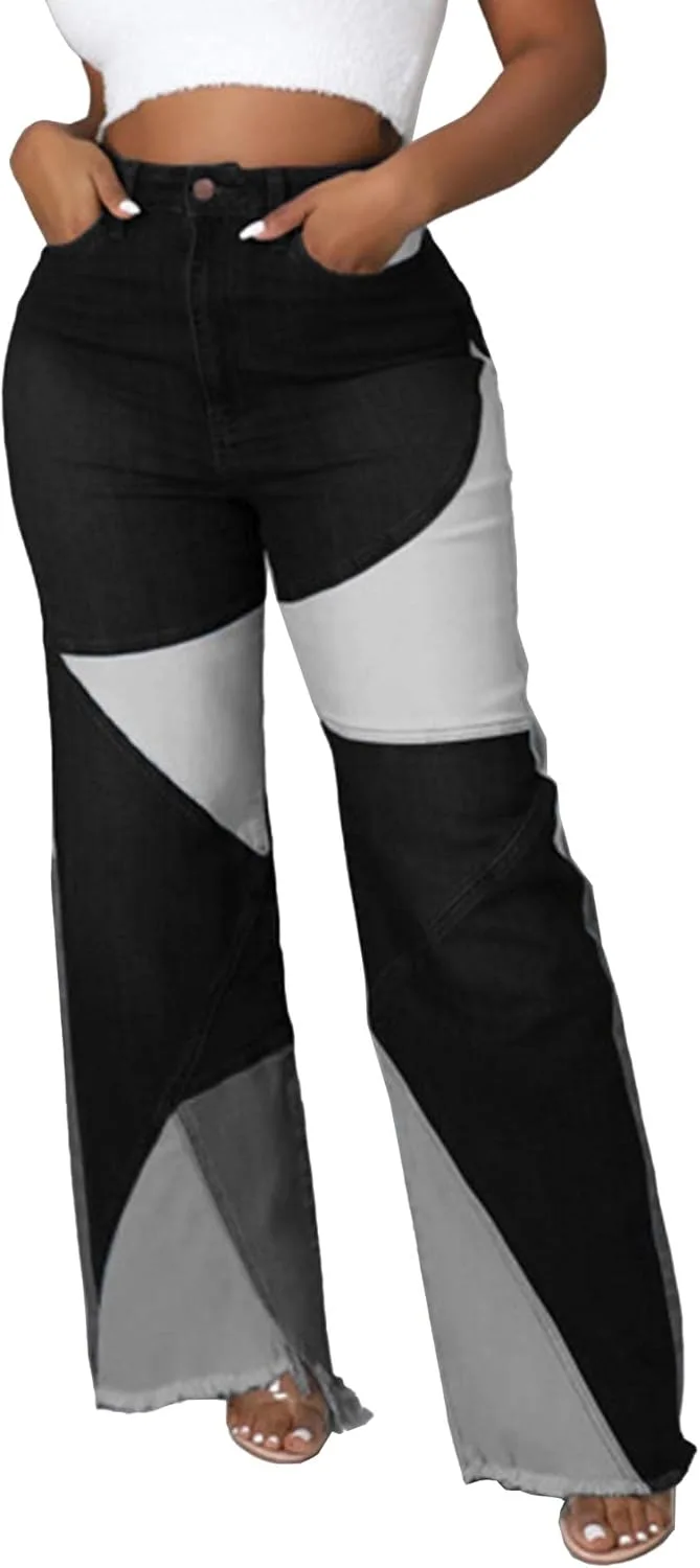 SOMTHRON женские джинсы клеш с пачворком и потертостями
SOMTHRON женские джинсы клеш с пачворком и потертостями