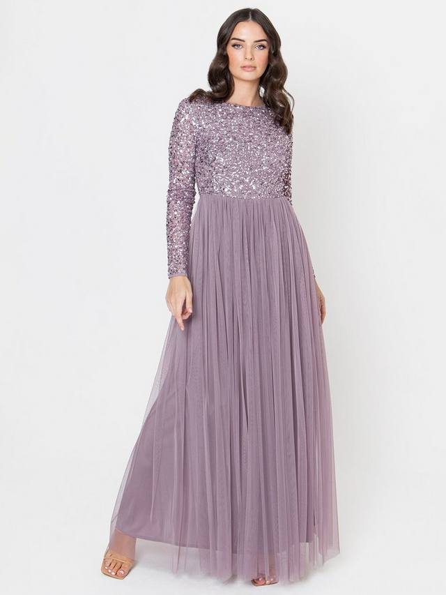 Украшенное блестками макси-платье Maya Deluxe, цвет Moody Lilac
Украшенное блестками макси-платье Maya Deluxe, цвет Moody Lilac