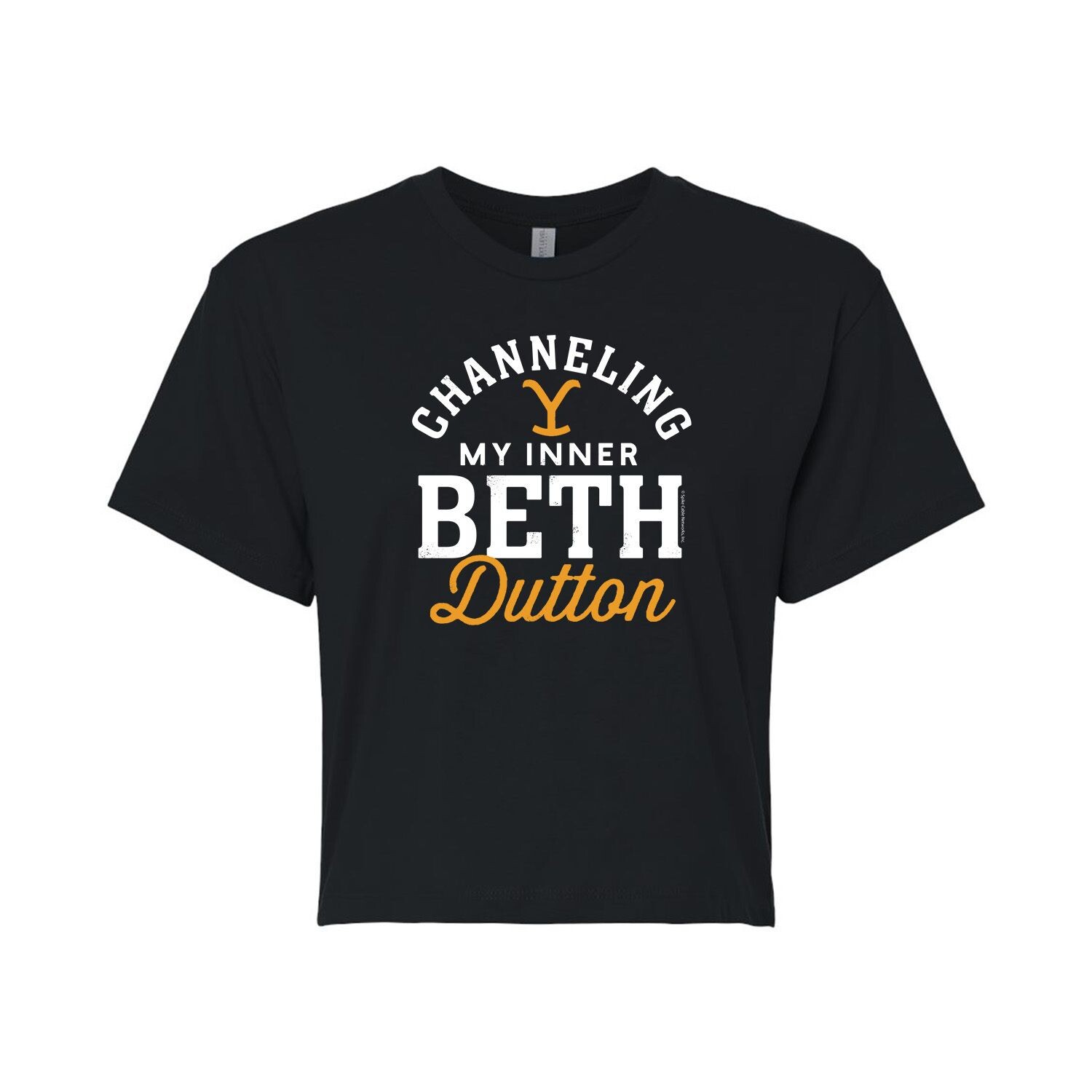 Укороченная футболка с рисунком Yellowstone "Inner Beth Dutton" для юниоров Licensed Character
Укороченная футболка с рисунком Yellowstone "Inner Beth Dutton" для юниоров Licensed Character