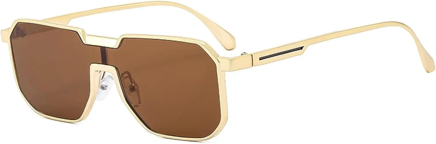 Солнцезащитные очки UV400 в модной золотистой оправе с градиентным переходом, женские, винтажные, трендовые солнцезащитные очки для мужчин TKKTLLT, Gold-brown
Солнцезащитные очки UV400 в модной золотистой оправе с градиентным переходом, женские, винтажные, трендовые солнцезащитные очки для мужчин TKKTLLT, Gold-brown