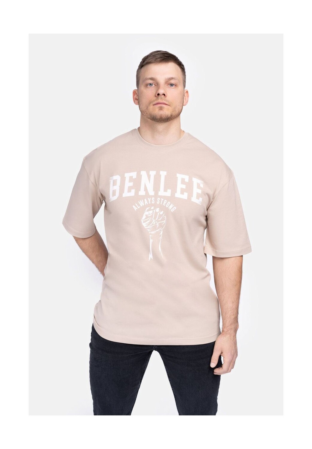 Мужская футболка оверсайз LIEDEN BENLEE, цвет Sand/white
Мужская футболка оверсайз LIEDEN BENLEE, цвет Sand/white